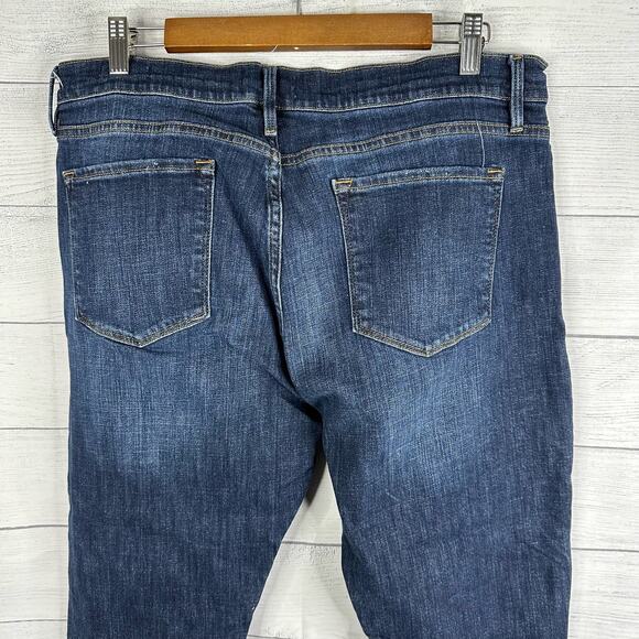 FRAME Womens size 33 Le Garçon Crop Covant Denim Jeans LGJC6540 - Picture 8 of 13